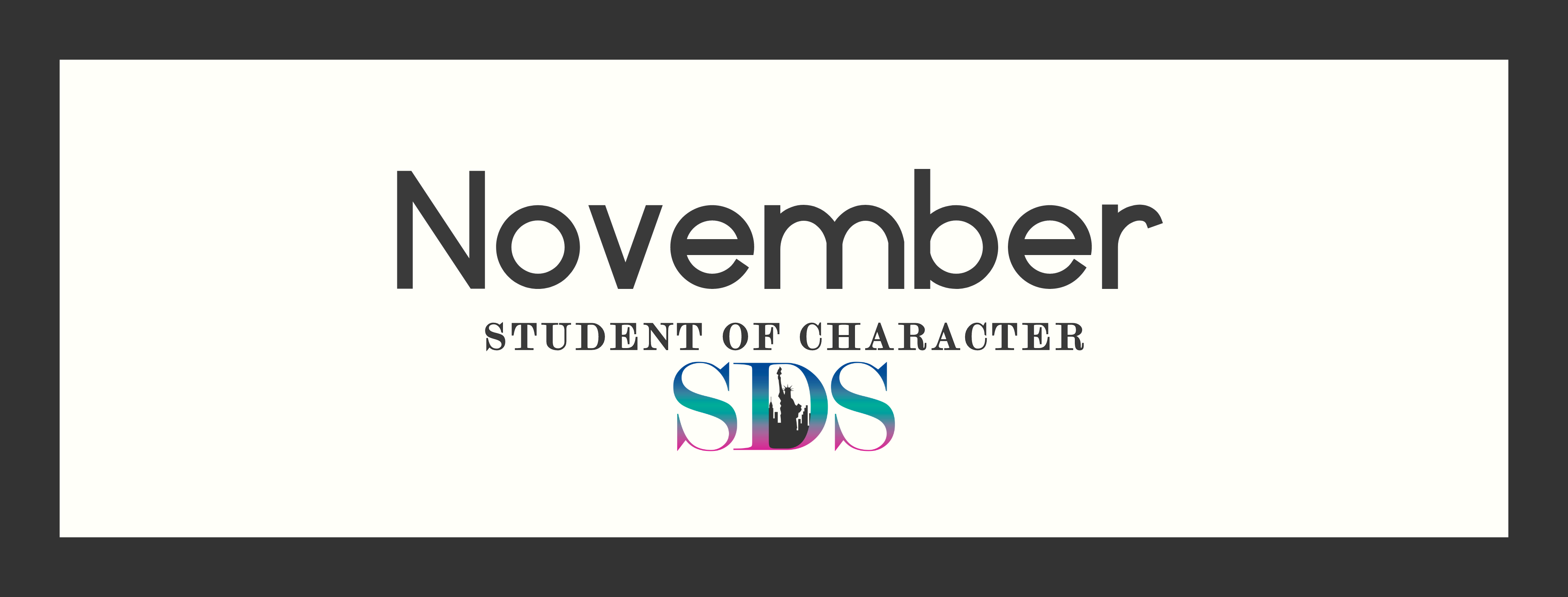 November Student of Character 2023